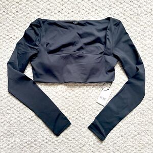 WRE London Long Sleeve Crop Top
